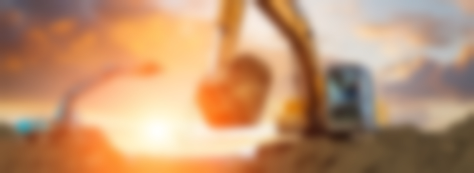 Grúa telescópica en acción